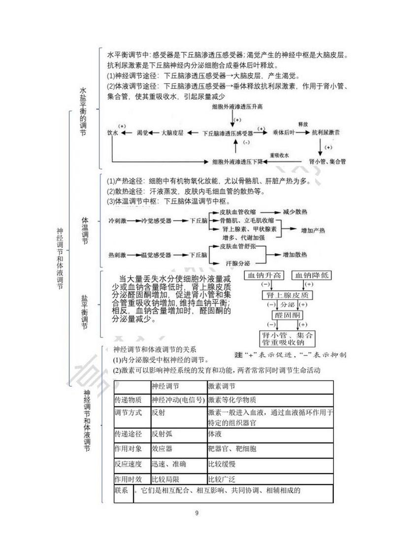 水分在生物体中的重要性及其调节机制
