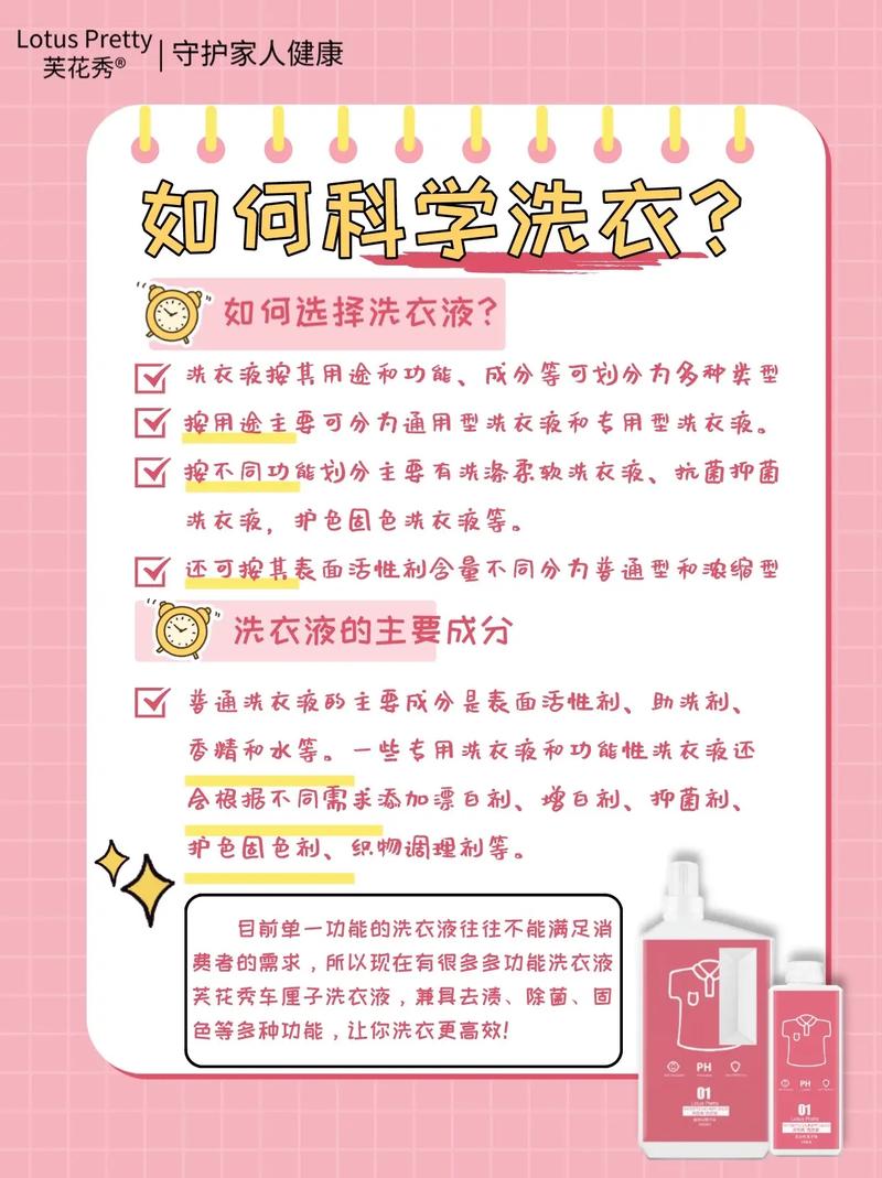 洗衣液的科学与艺术：从成分选择到使用技巧
