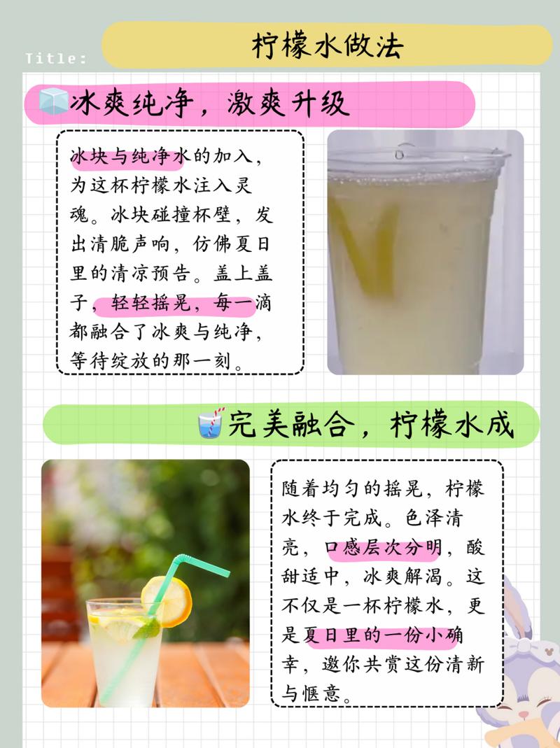 柠檬水的奥秘与魅力