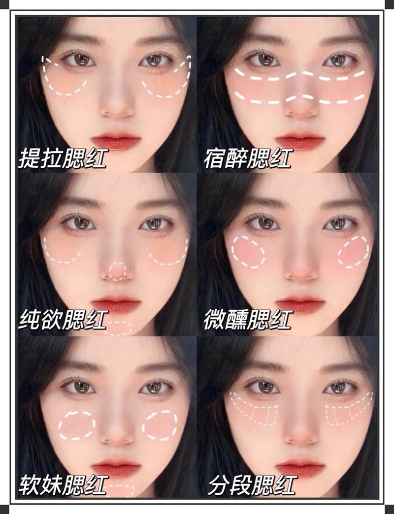 掌握腮红挑选与涂抹的黄金法则，绽放自然好气色