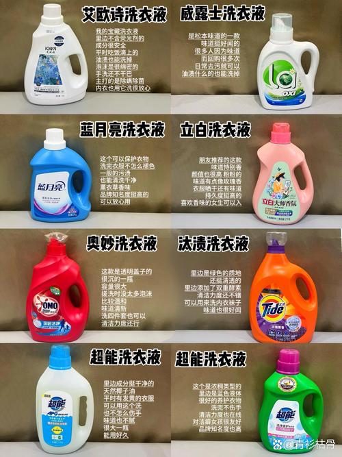 洗衣液品牌推荐：让衣物清洁与呵护并存