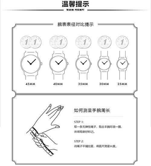 手表表盘尺寸的奥秘与选择指南