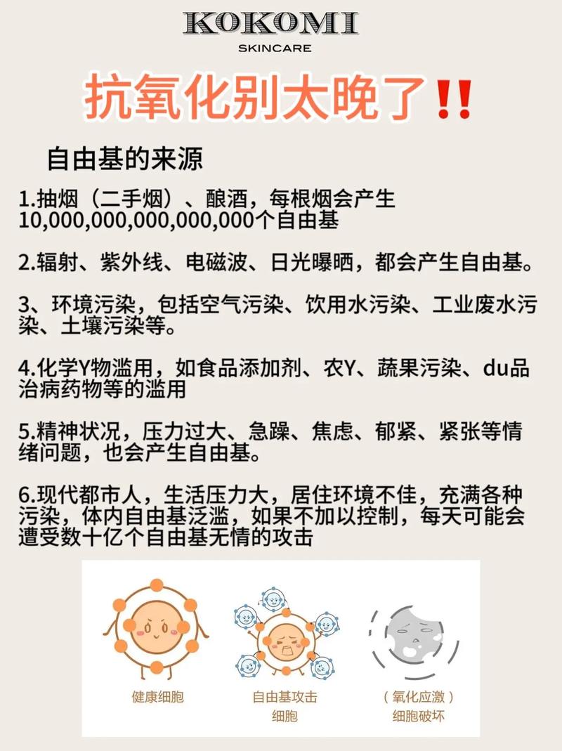 详细阅读:肌肤氧化的影响及抗氧化策略 肌肤氧化的影响及抗氧化策略