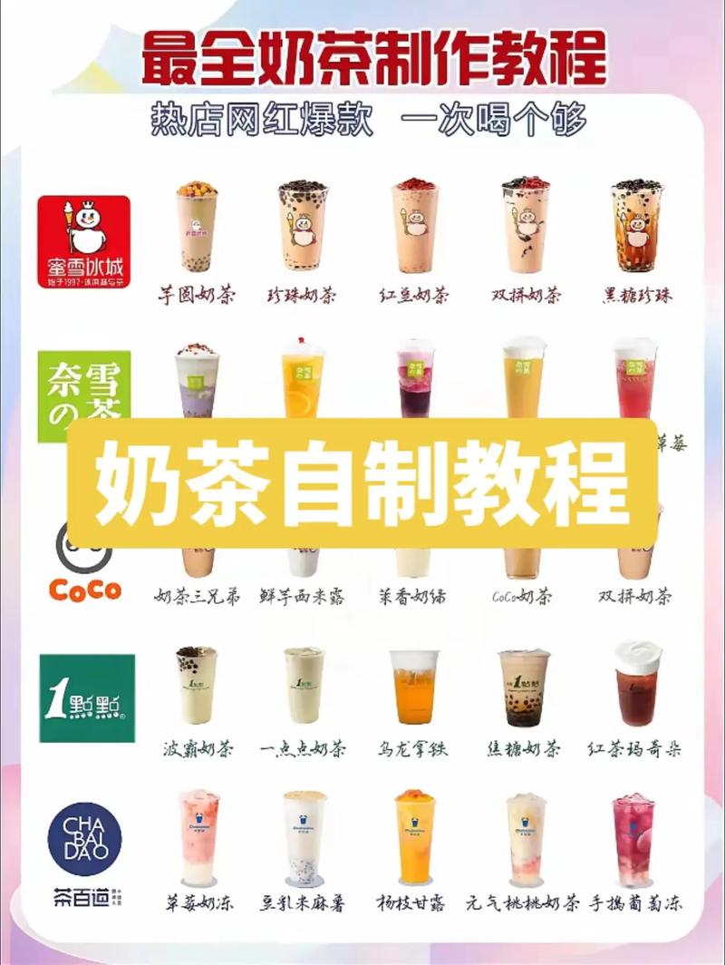 奶茶制作：从入门到精通的甜蜜之旅