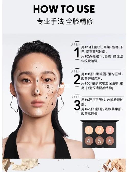 修容产品使用方法全攻略