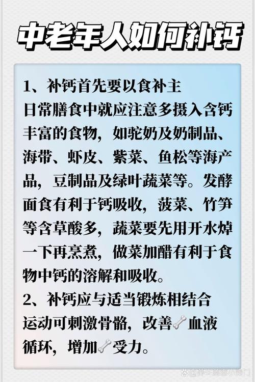 全面解析：补钙养生的科学方法与实践指南