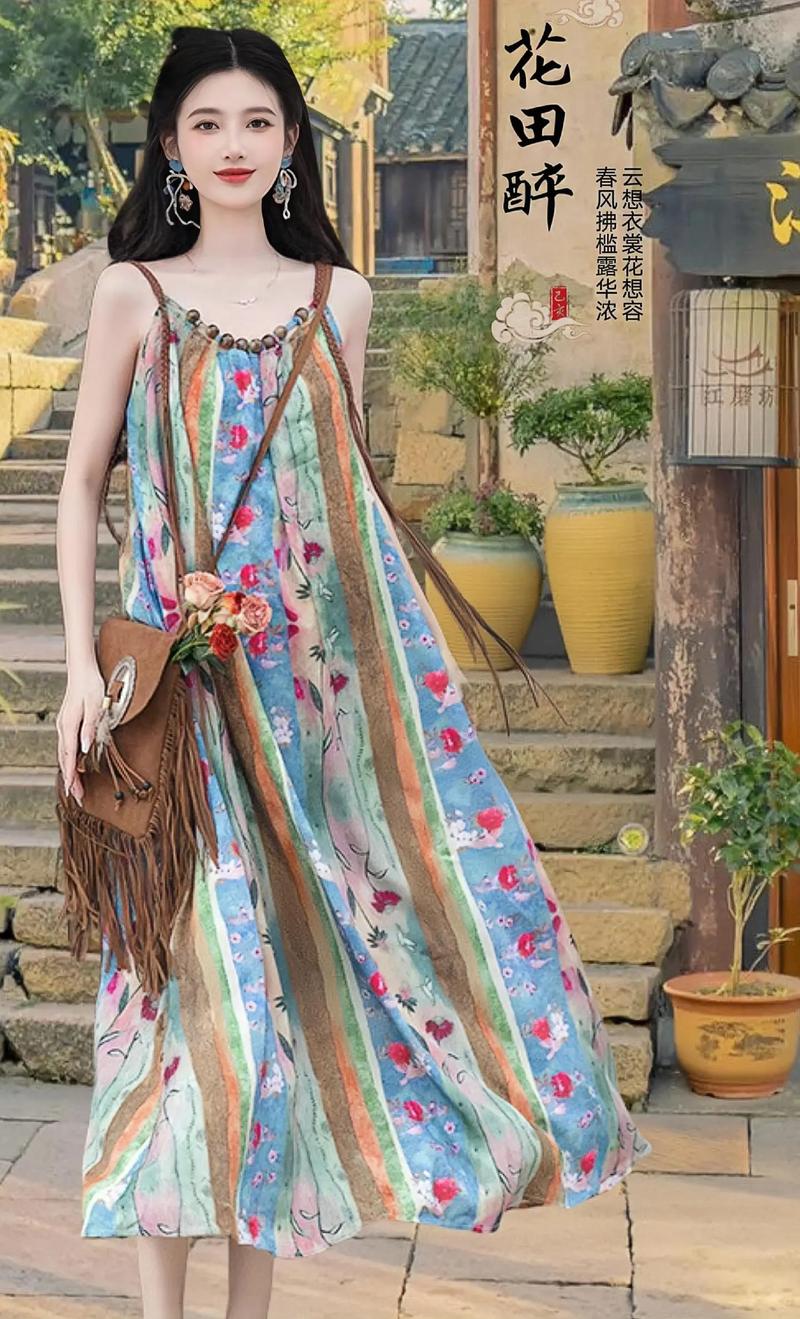 民族风印花：时尚穿搭的绚丽华章