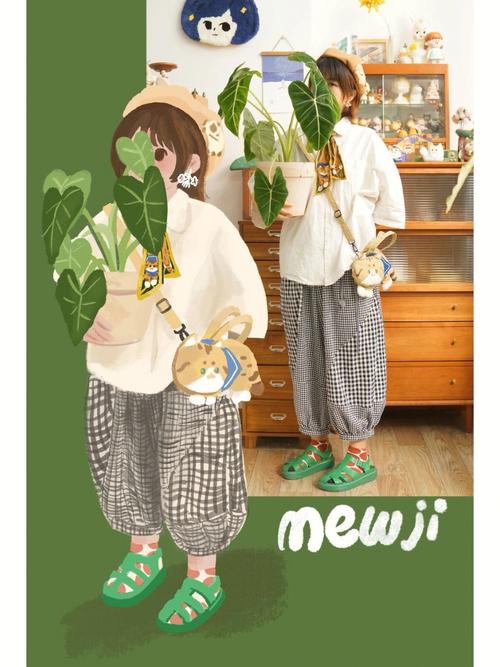 绿动心弦：植物卡通图案时尚穿搭指南