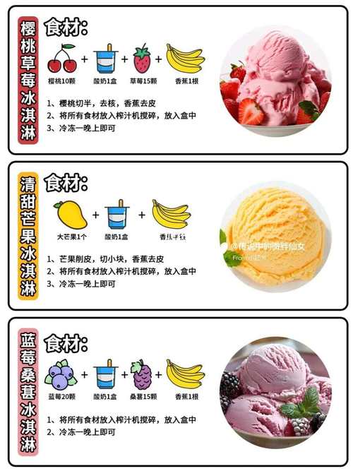 冰淇淋制作：一场甜蜜的魔法之旅