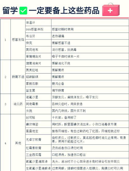 旅行必备药品全攻略：让您的旅途健康无忧