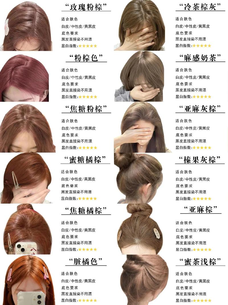 染发颜色选择与肤色搭配的奥秘：展现独特魅力