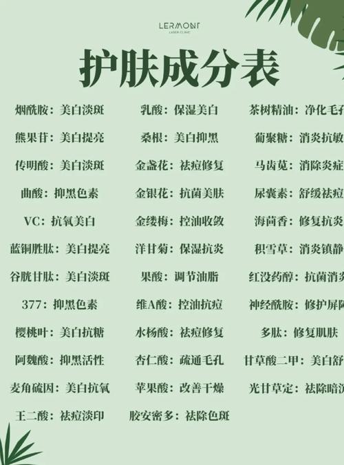 天然成分美容产品选择指南