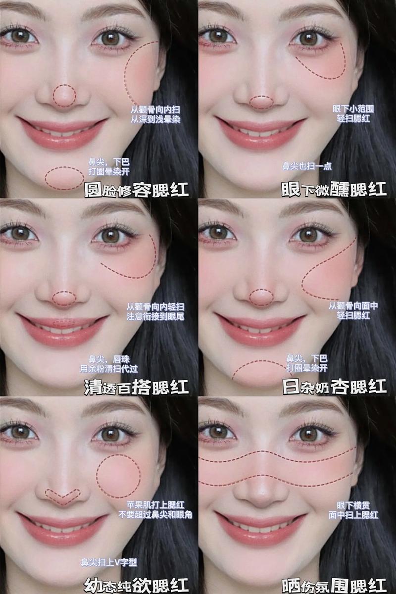 腮红自然度：打造清新裸妆的关键秘诀