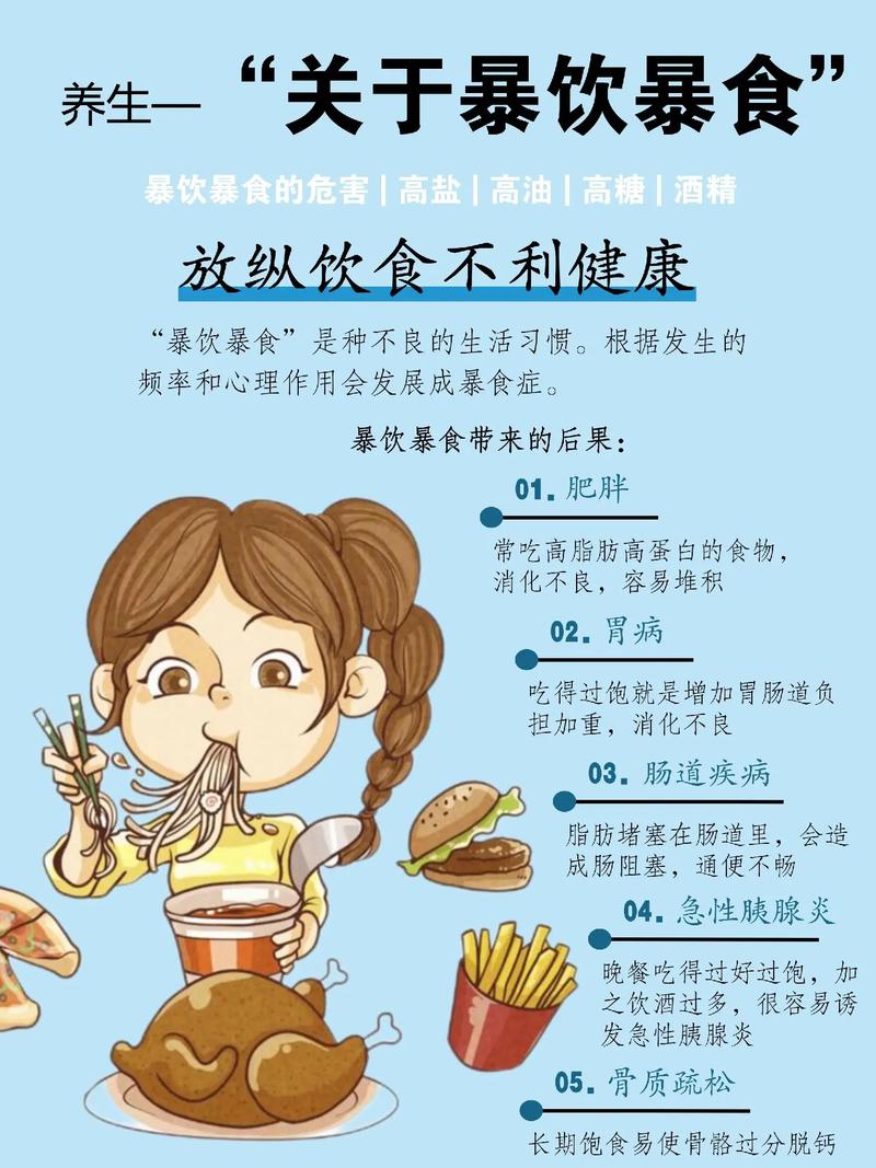 详细阅读:暴饮暴食:危害、成因与应对策略 暴饮暴食:危害、成因与应对策略