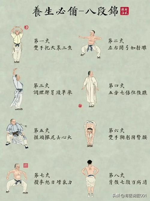 详细阅读:八段锦:传承千年的养生瑰宝,解锁健康活力密码 八段锦:传承千年的养生瑰宝,解锁健康活力密码