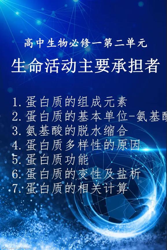蛋白质：生命活动的基石与奥秘探索