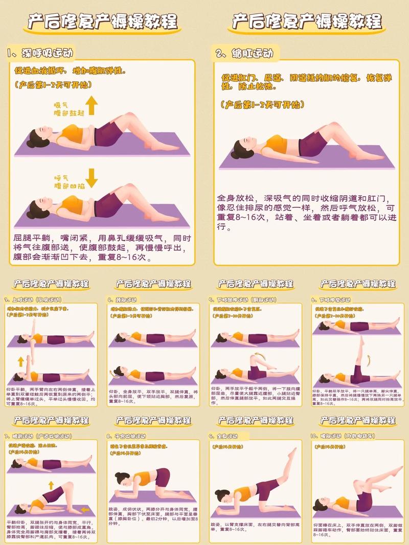 产后护理与健身操：重拾美丽与健康
