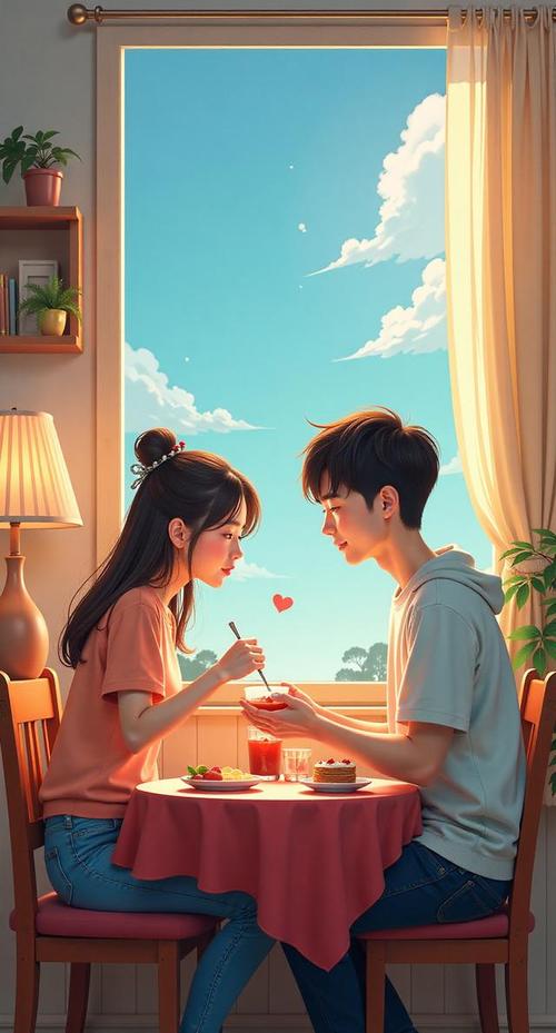 恋爱中的甜蜜接受：一场心灵的浪漫邂逅