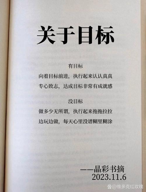 设立小目标行动：迈向成功与成长的阶梯