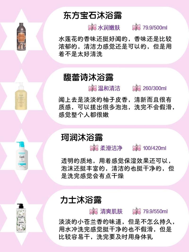 沐浴露的全面使用指南：从挑选到正确清洁