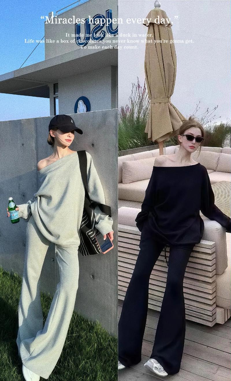 落肩袖设计：时尚穿搭的别样魅力与多元搭配