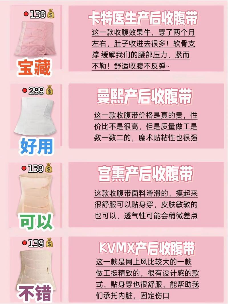 产后收腹带,产后收腹带的正确使用方法和时间